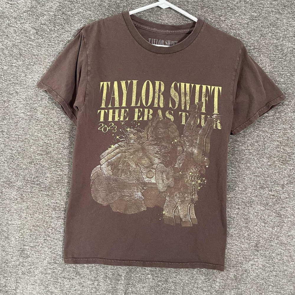 Taylor Swift The Eras Tour Shirt S Brown 2023 Graphic T-Shirt Tee Concert